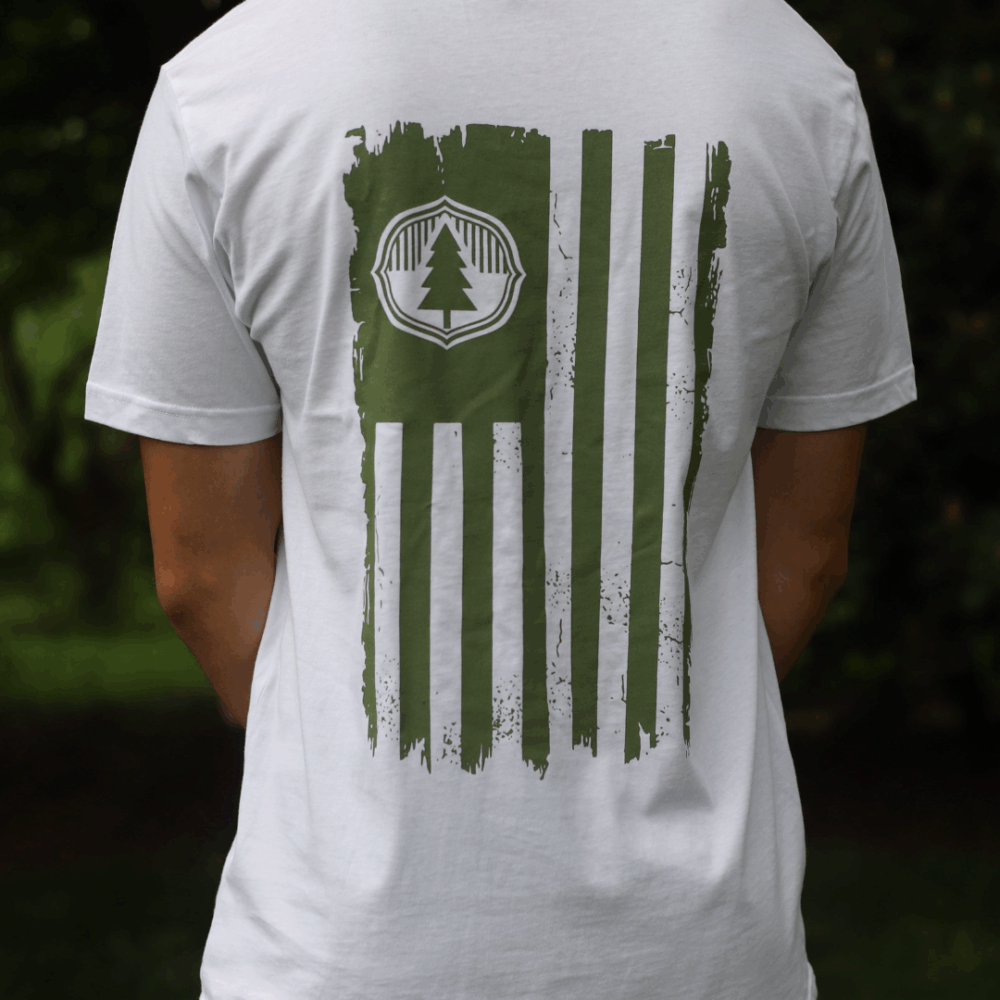 Vintage Timber Flag Tee