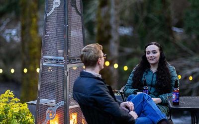 How to Heat Your Patio Year-Round | Wood Pellet Heater Solution