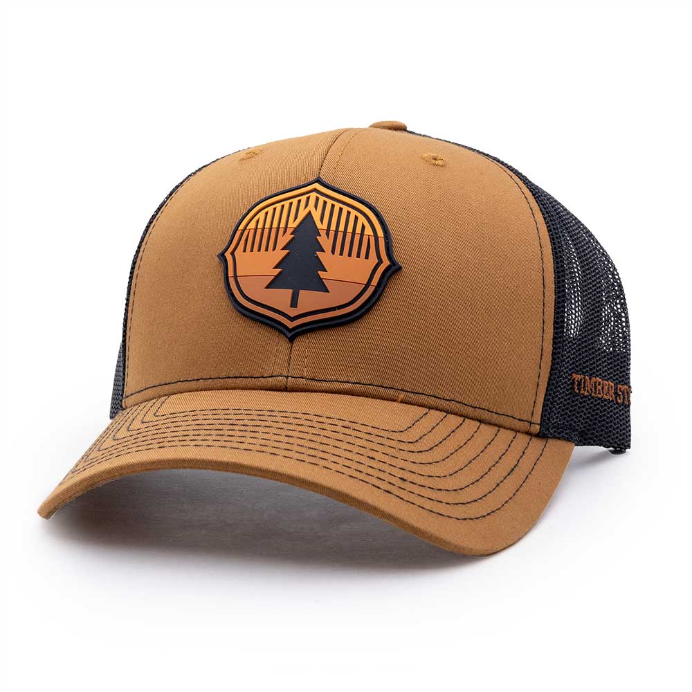 Brown Patch Hat
