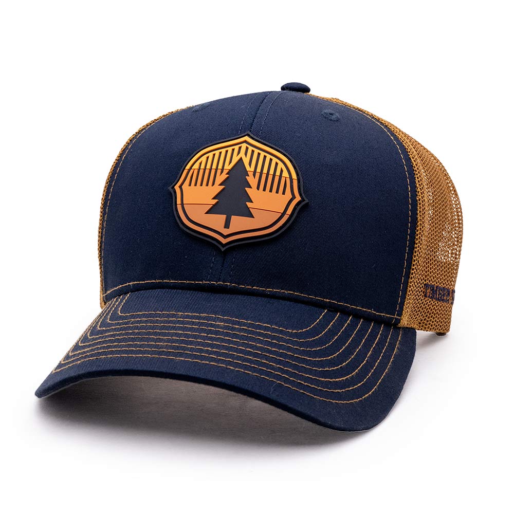 Brown Patch Navy Hat