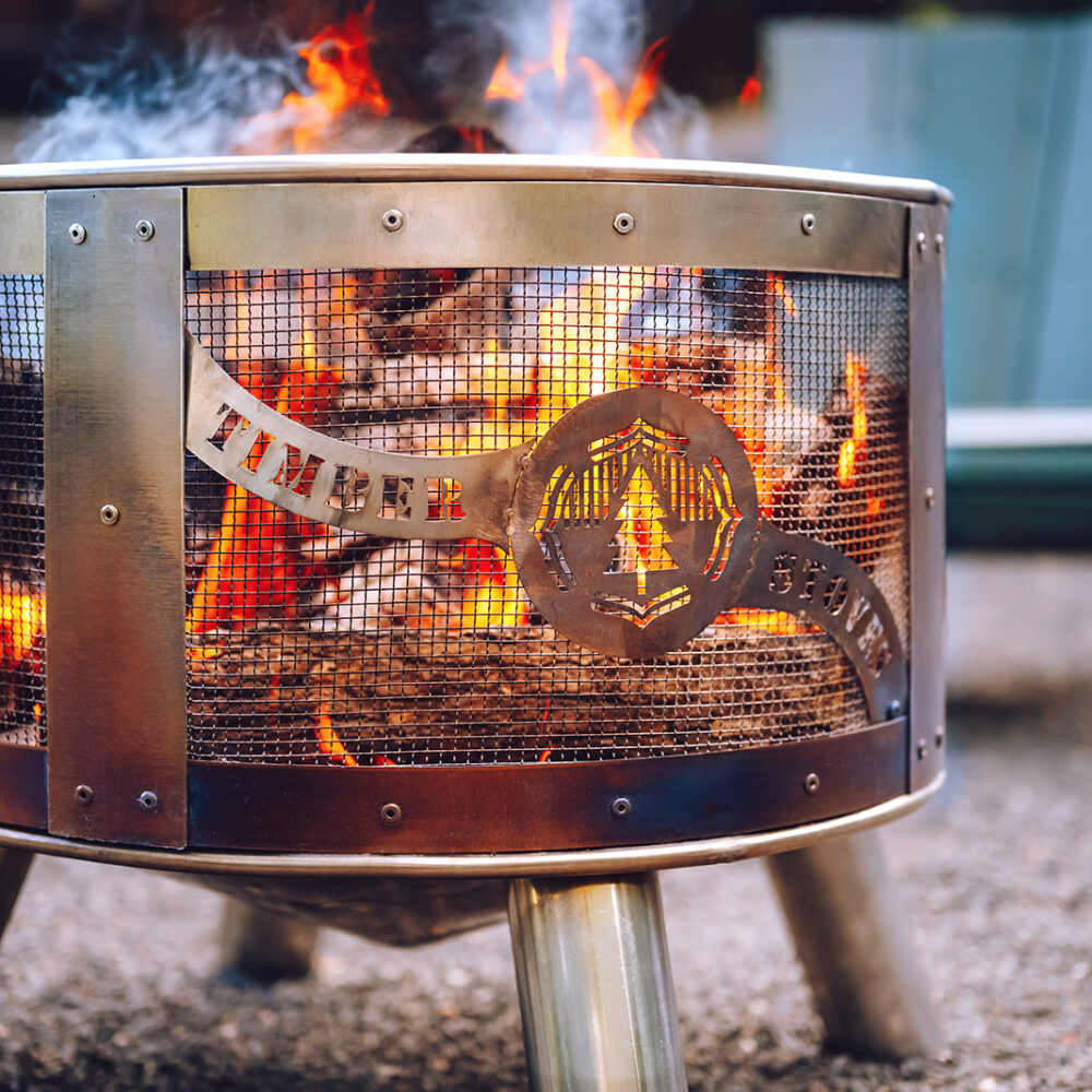 24" Stainless Steel Fire Pit