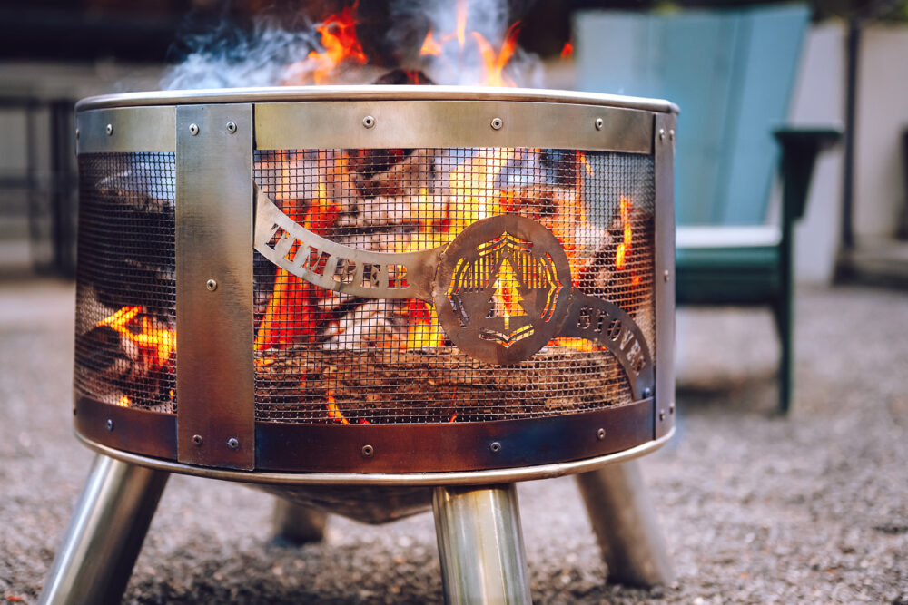 24" Stainless Steel Fire Pit
